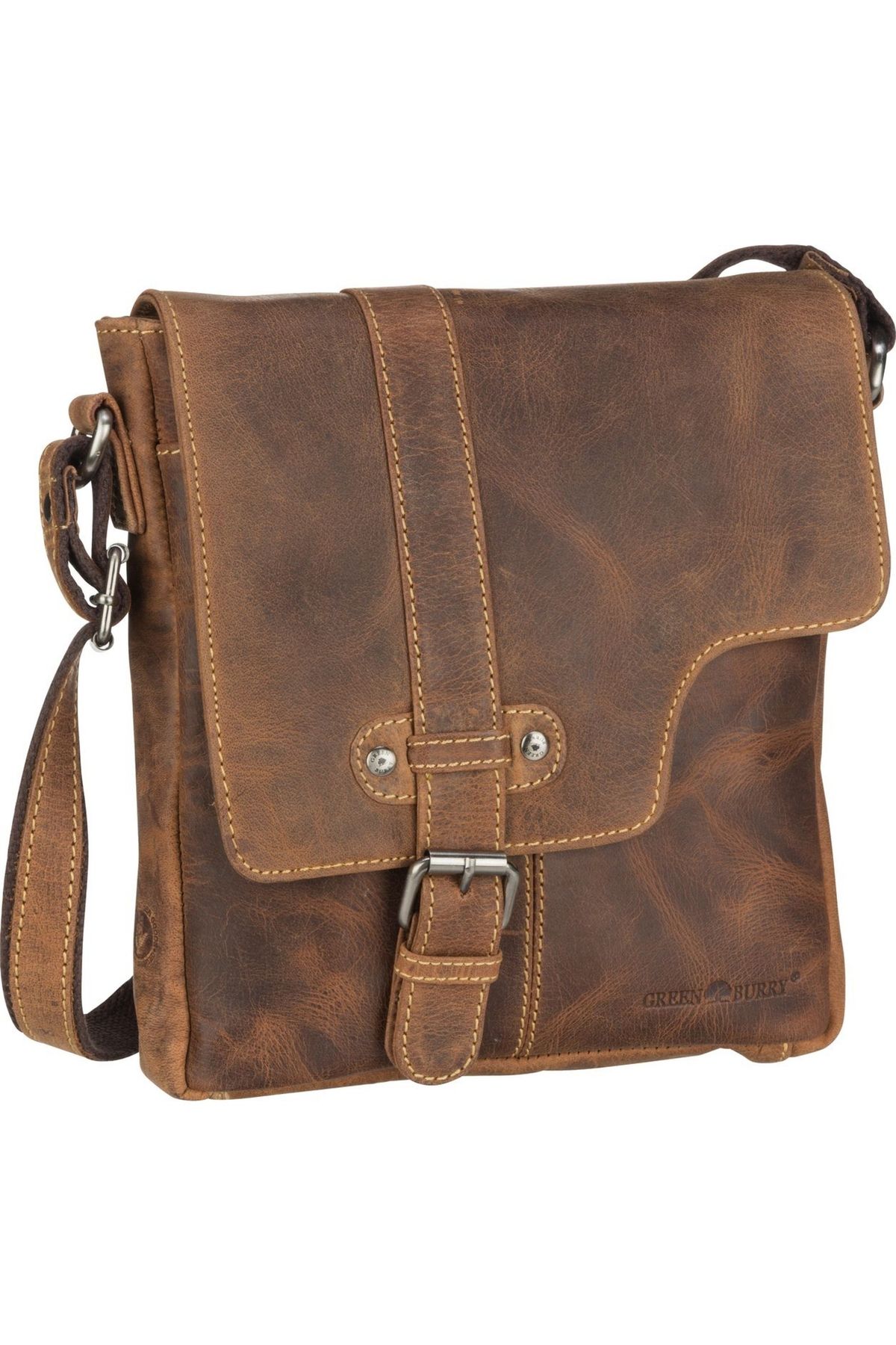 Greenburry Shoulder Bag Brown Plain Trendyol