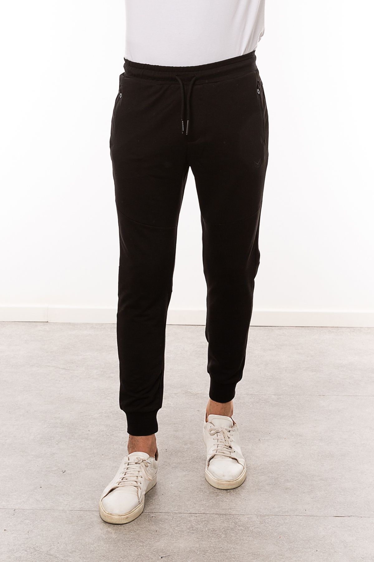 Mens cuffless sales sweatpants