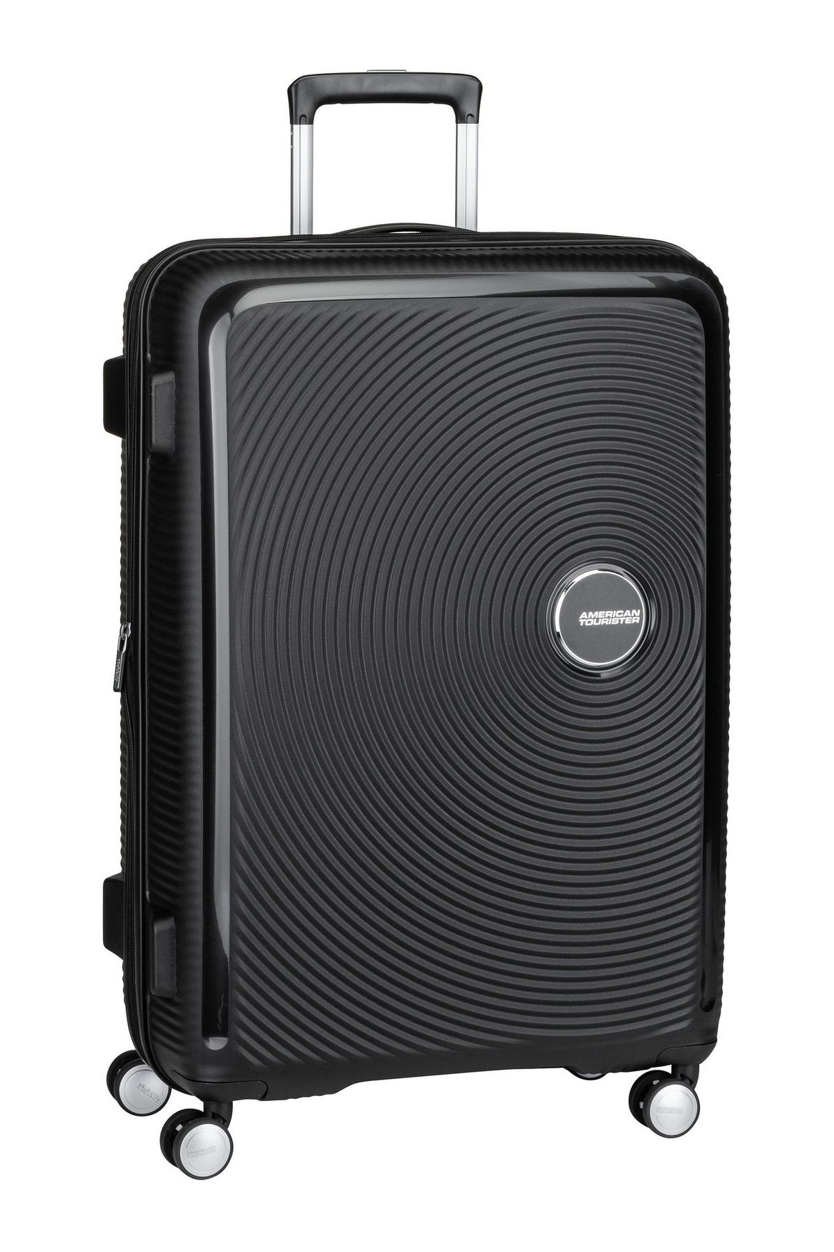Plain black suitcase store