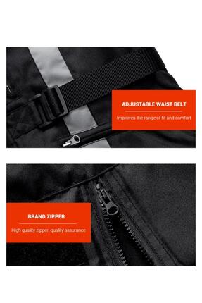 HÖRGÜÇLÜ 4 MEVSİM SU GEÇİRMEZ KUMAŞ MOTOSİKLET MONTU Image 5