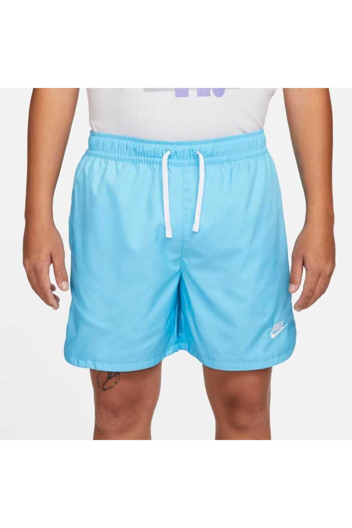 Nike Sportswear Club Woven Flow Men s blue Shorts Dm6829 Trendyol