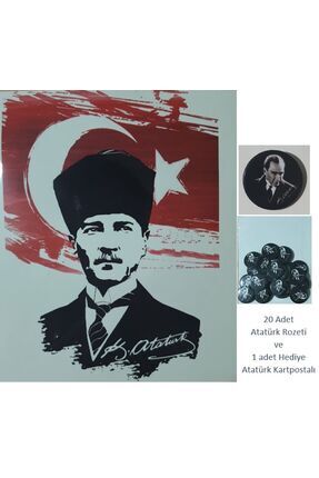 10 Kasım - Atatürk Rozeti - 20 Adet Image 0