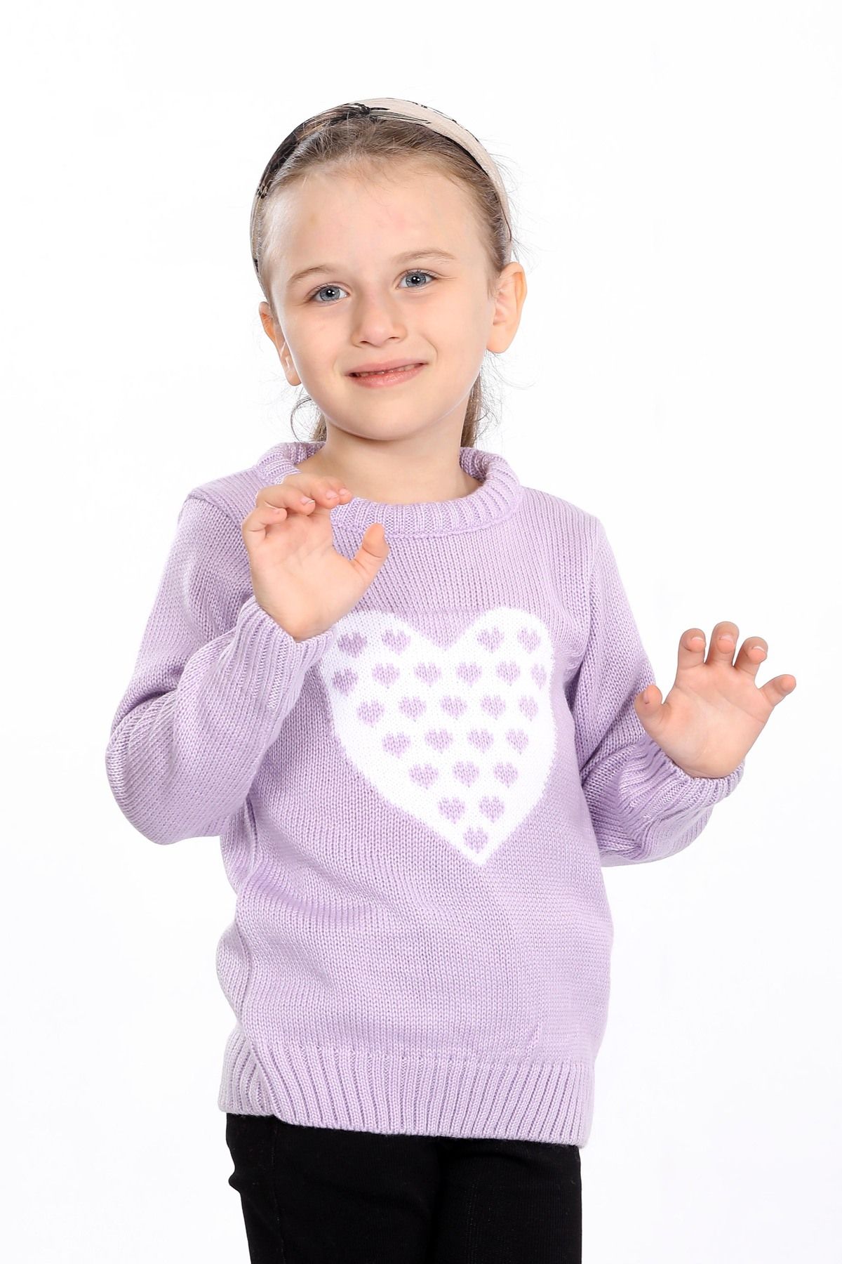 Cloudy Kids Girl s Regular Fit Basic Knitwear Sweater Trendyol
