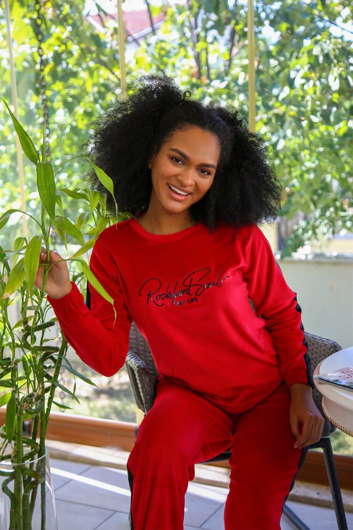 Womens shop velvet sweatsuit