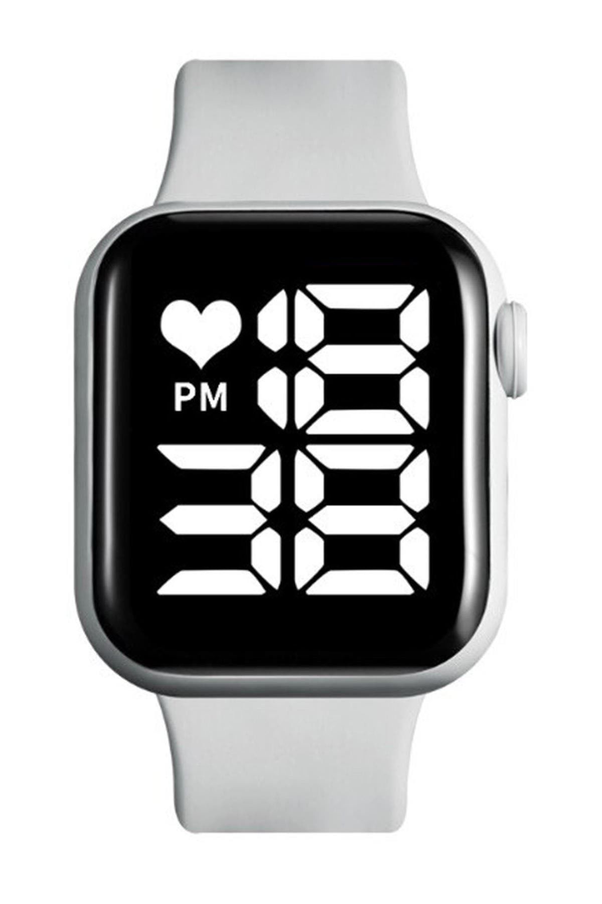 metelite 5 atm su gecirmez unisex dokunmatik led dijital silikon kordon kol saati fiyati yorumlari trendyol
