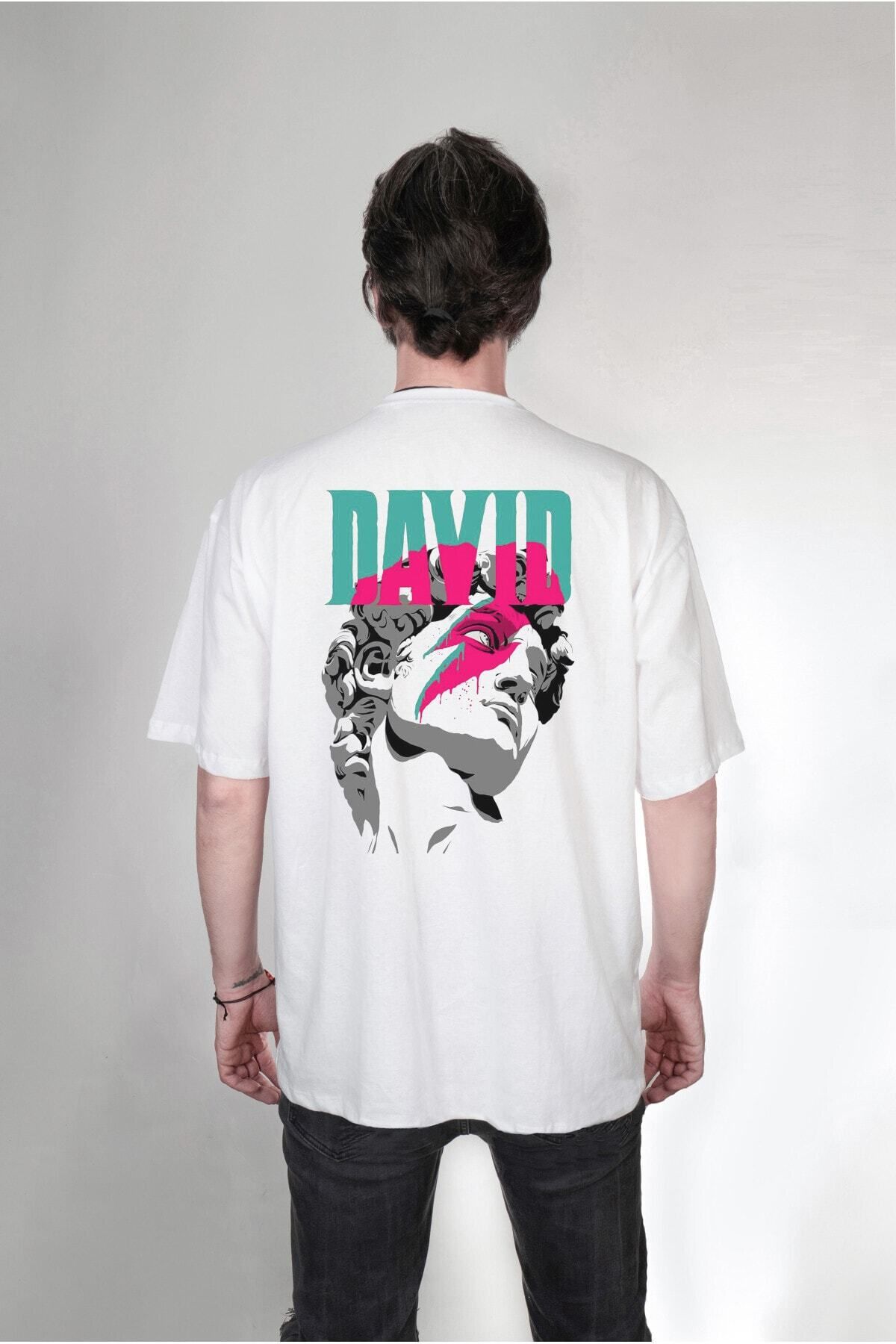 David bowie cheap white t shirt