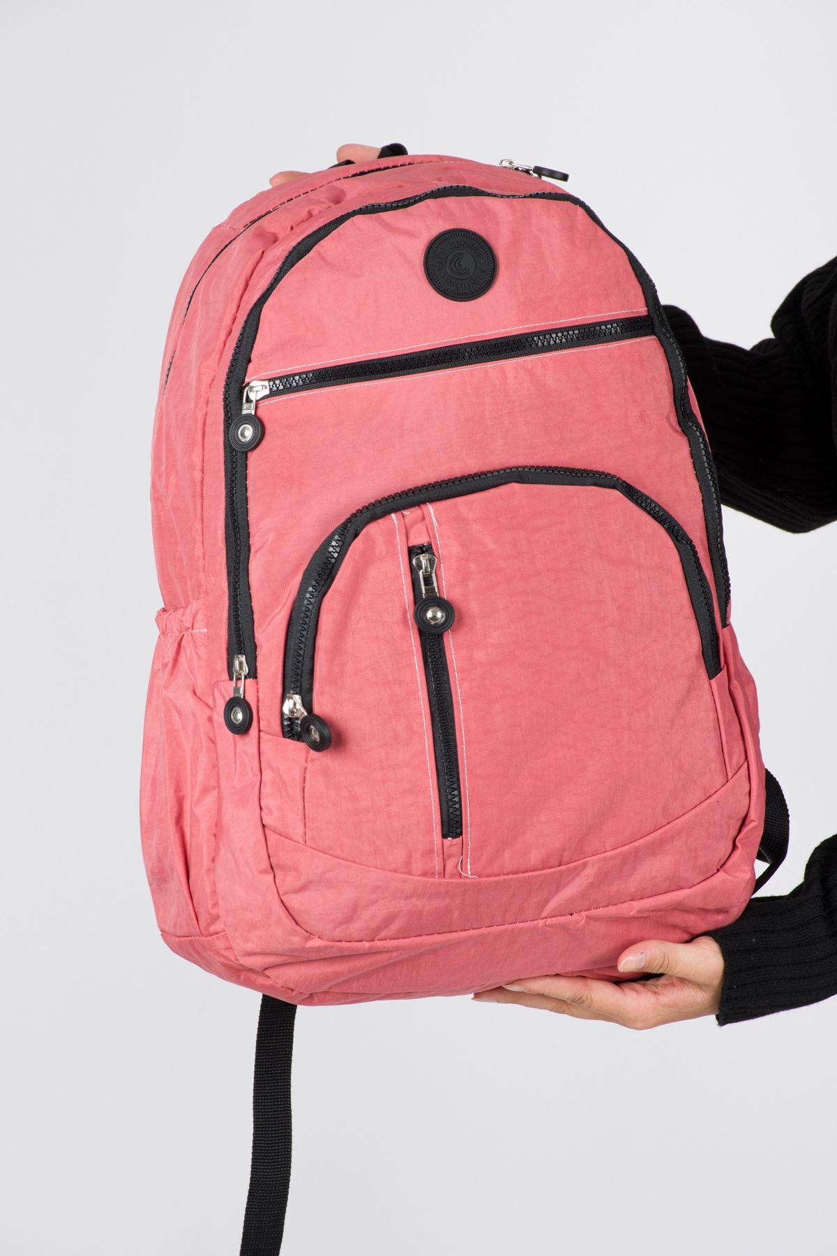 کوله پشتی یونیسکس کرینکل مدرسه راهنمایی دبیرستان دانشگاه پارچه ضد آب جیب لپ تاپ cty-lbn-201