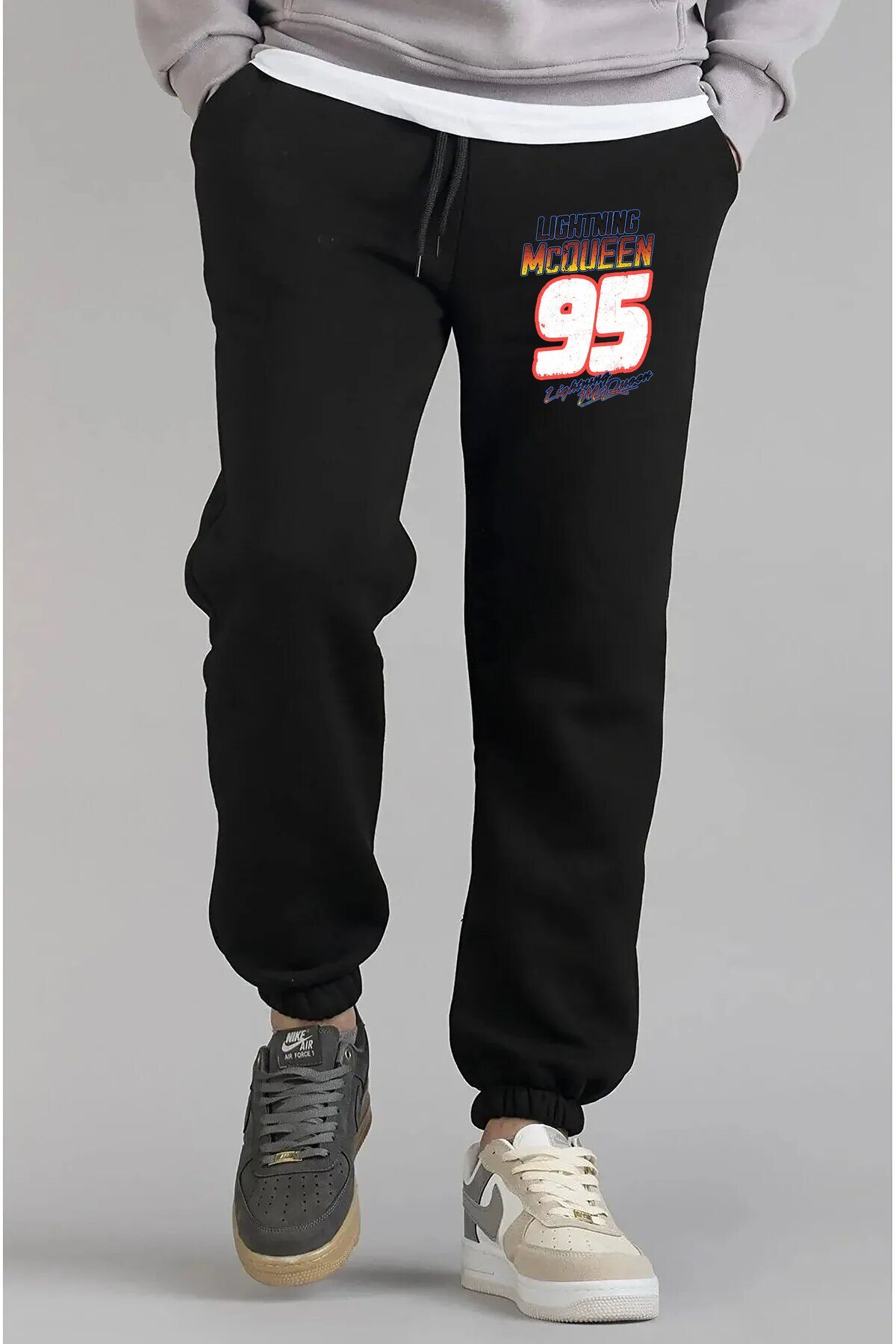 Fuddy Moda Lightning Mcqueen 3 Printed Jogger Pants, Unisex Lightning  Mcqueen Written Sweatpants - Trendyol