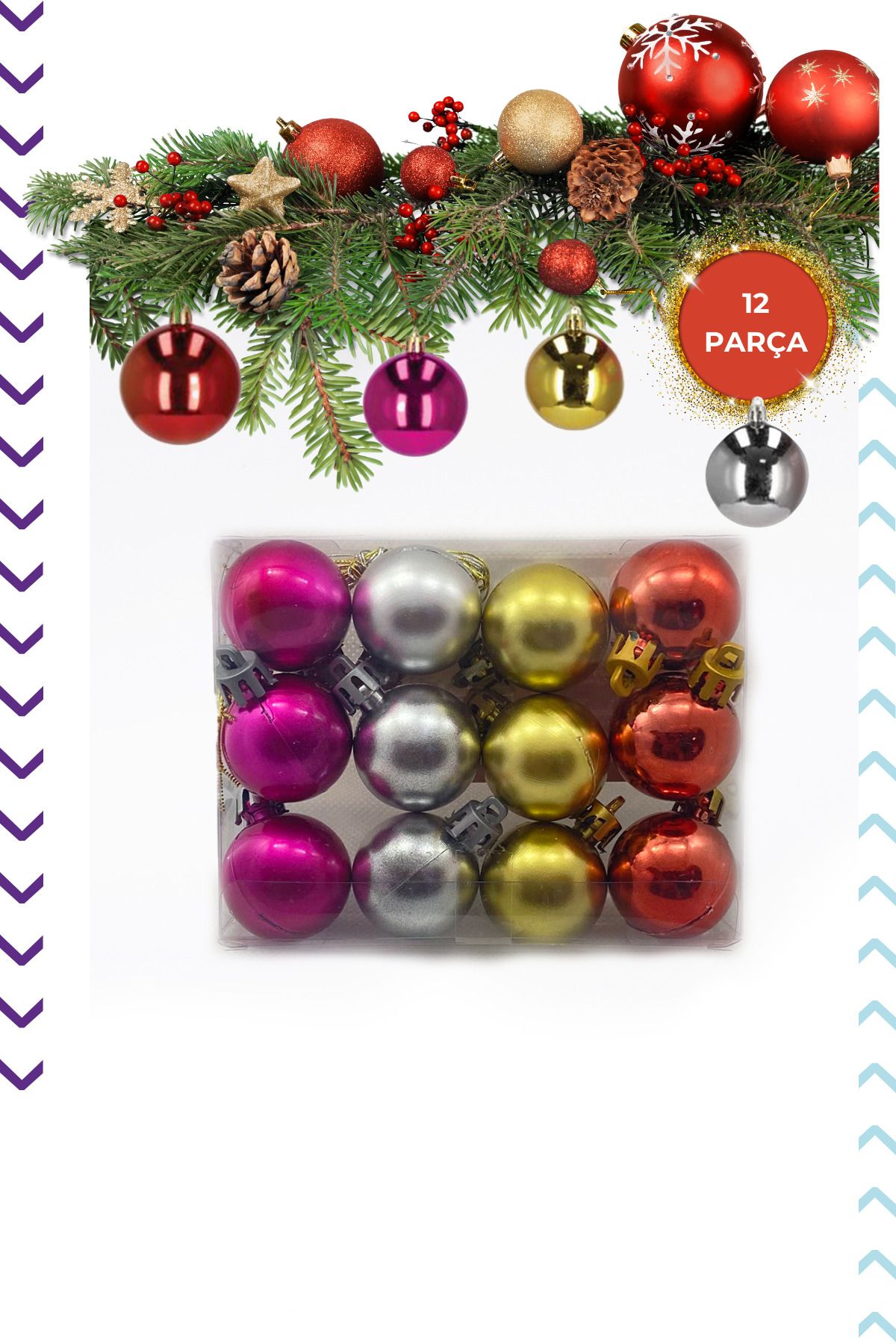 Multicolored deals christmas balls