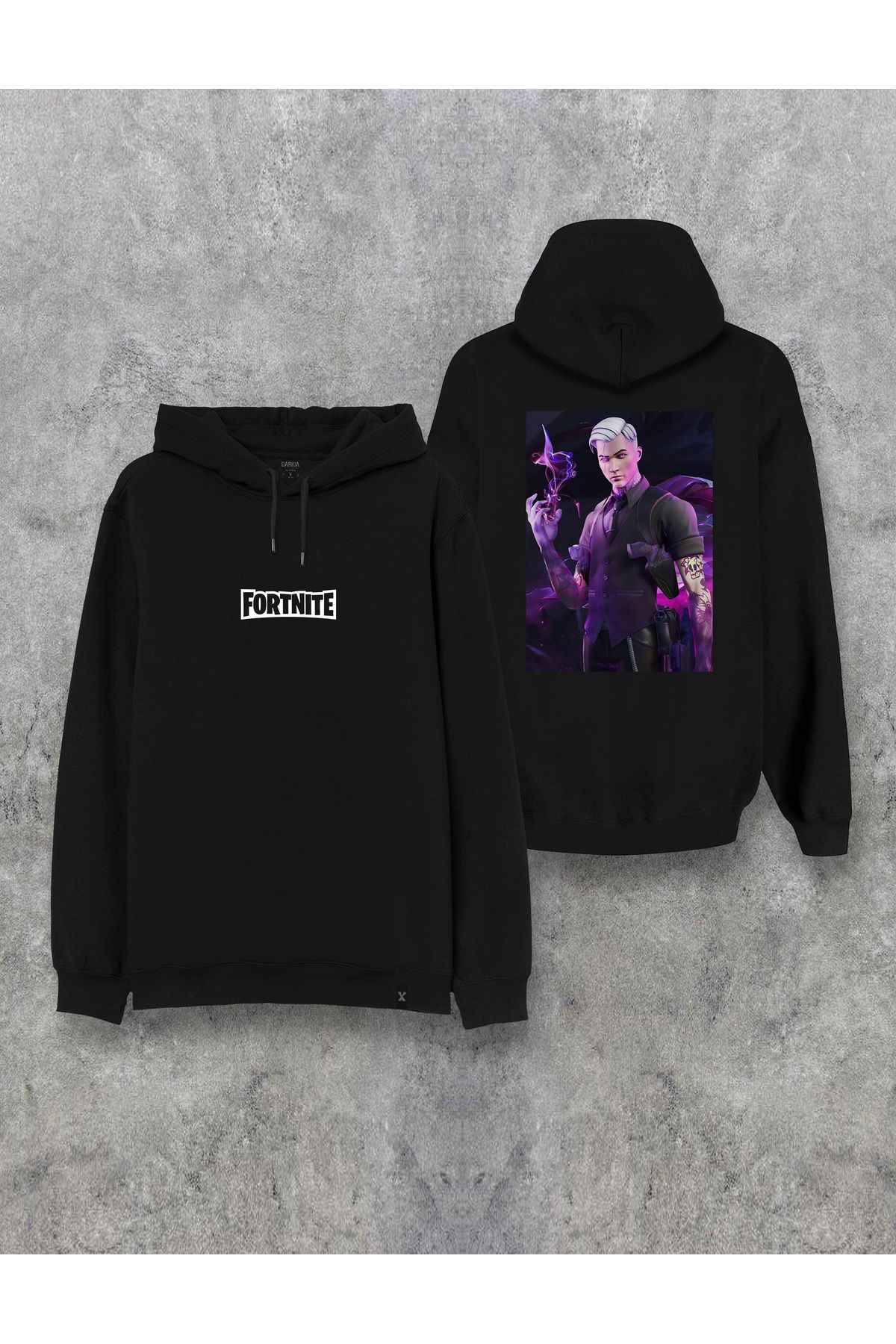 Darkia Fortnite Midas Special Design Printed Double Sided Hooded