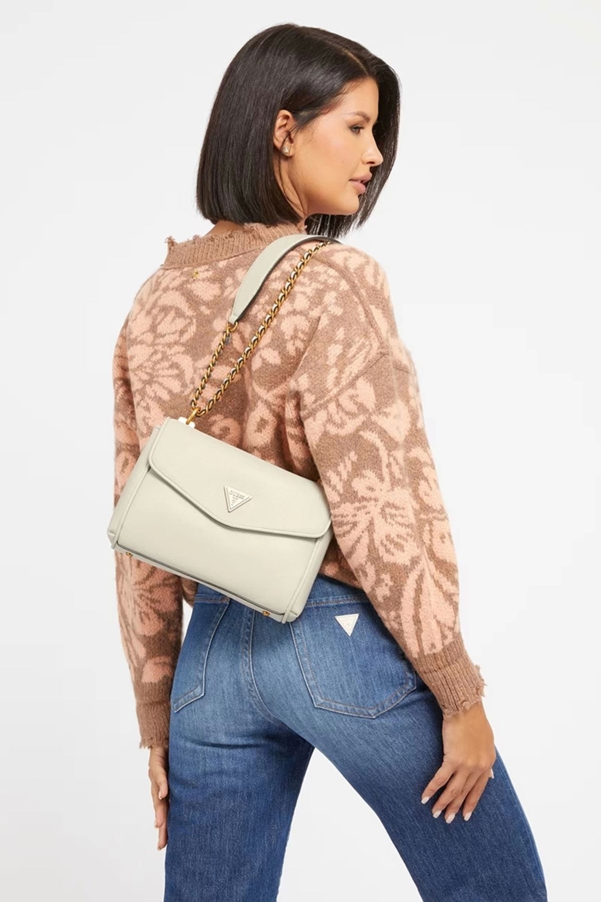 Guess Shemara Charm Crossbody Bag Trendyol