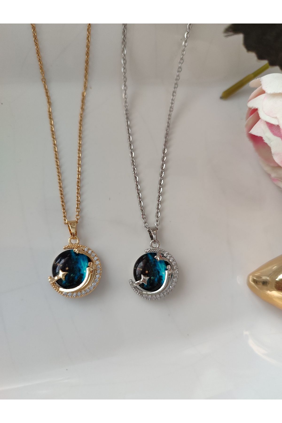 Planet necklace new arrivals