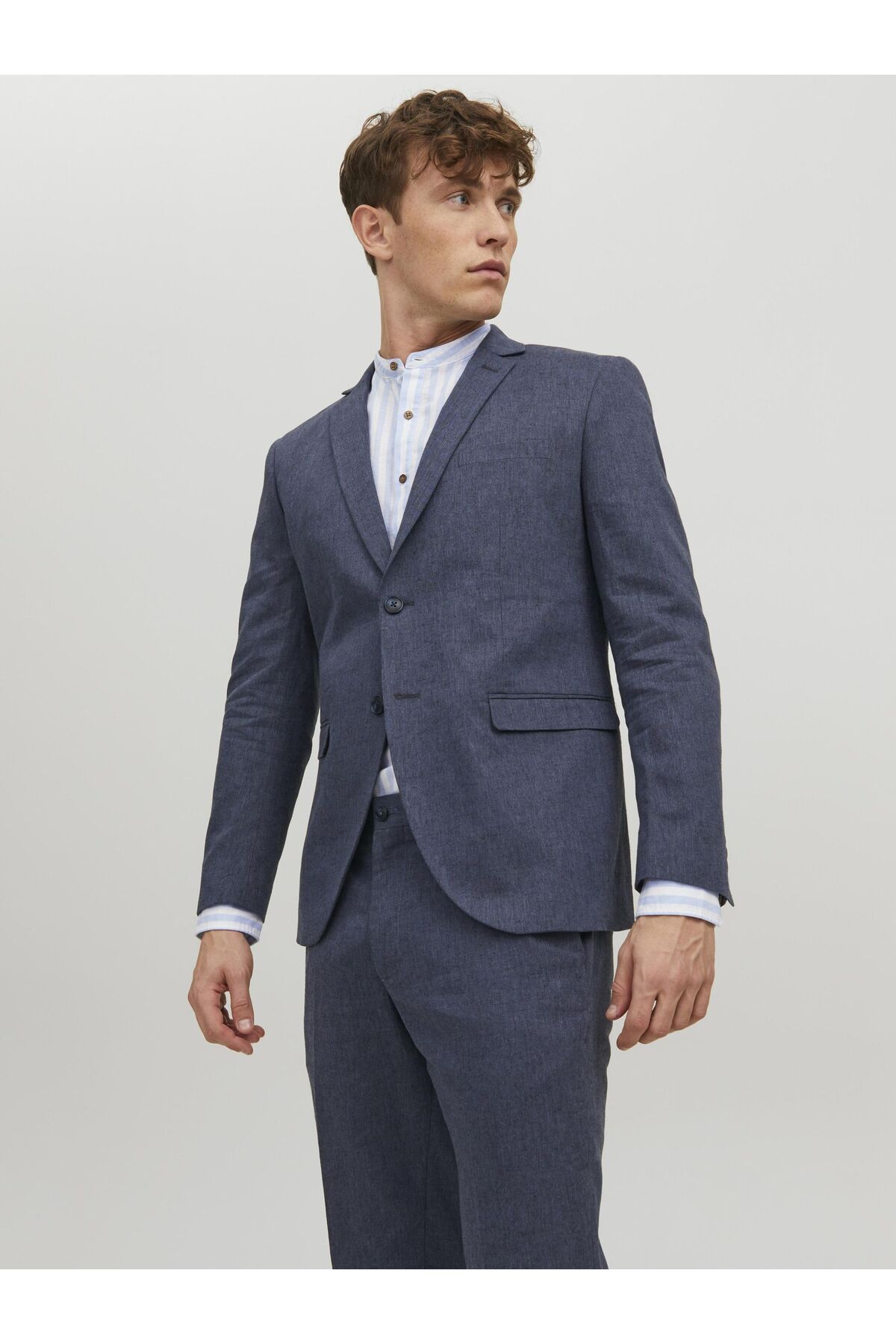 Jack Jones Premium Blazer Blue Regular fit Trendyol