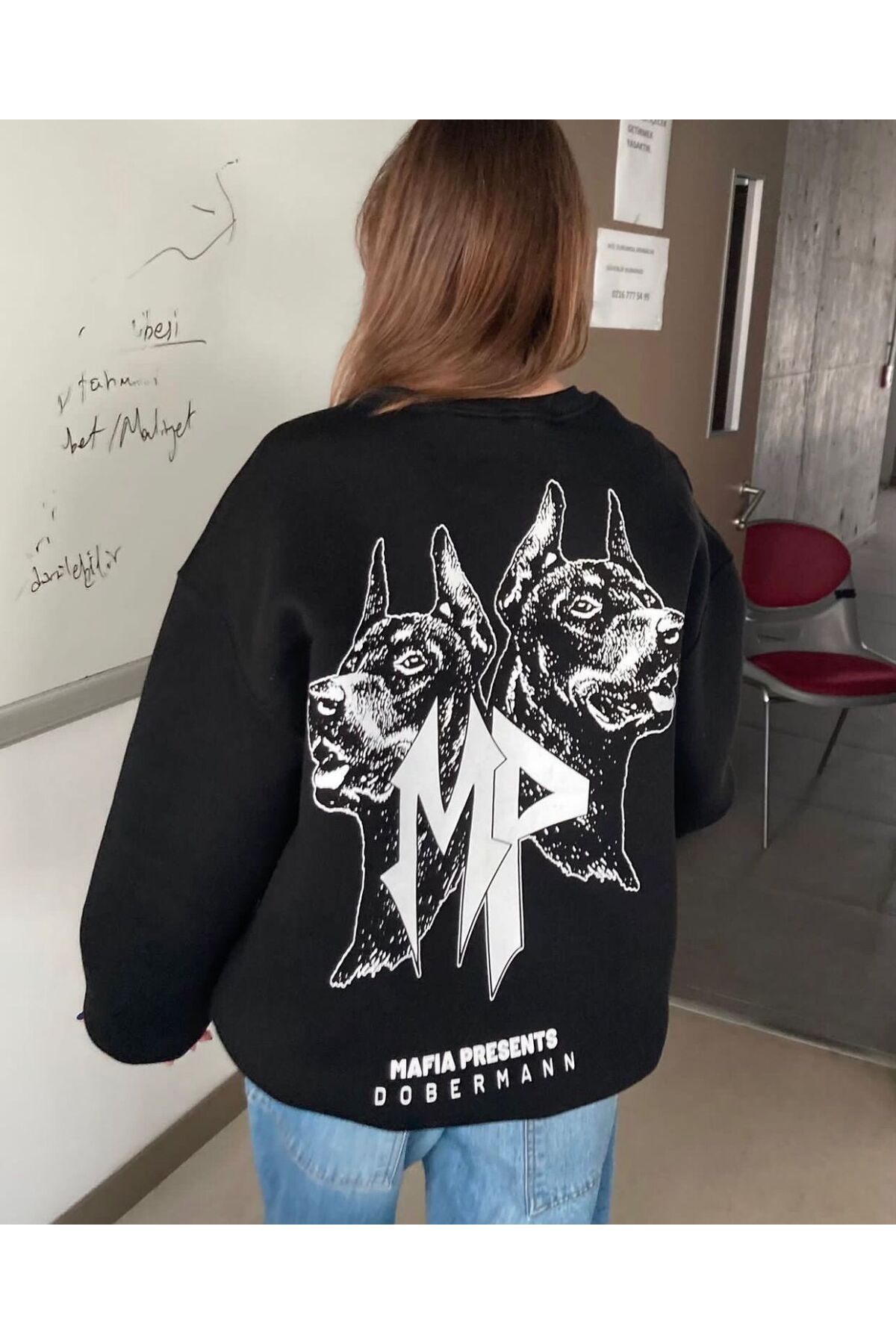 Doberman sweatshirt sales