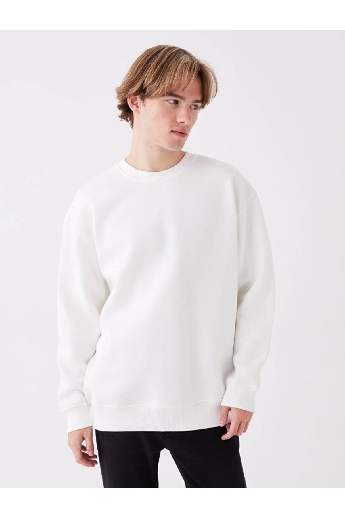 LC Waikiki LCW Casual Crew Neck Long Sleeve Men s Sweatshirt