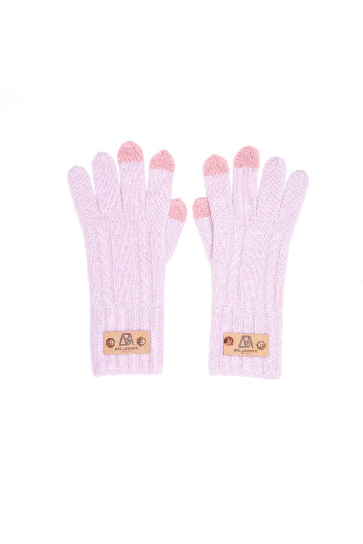 [Neue Produkte sind günstig] Bellemere New York Handschuhe - Lila Casual - - Trendyol