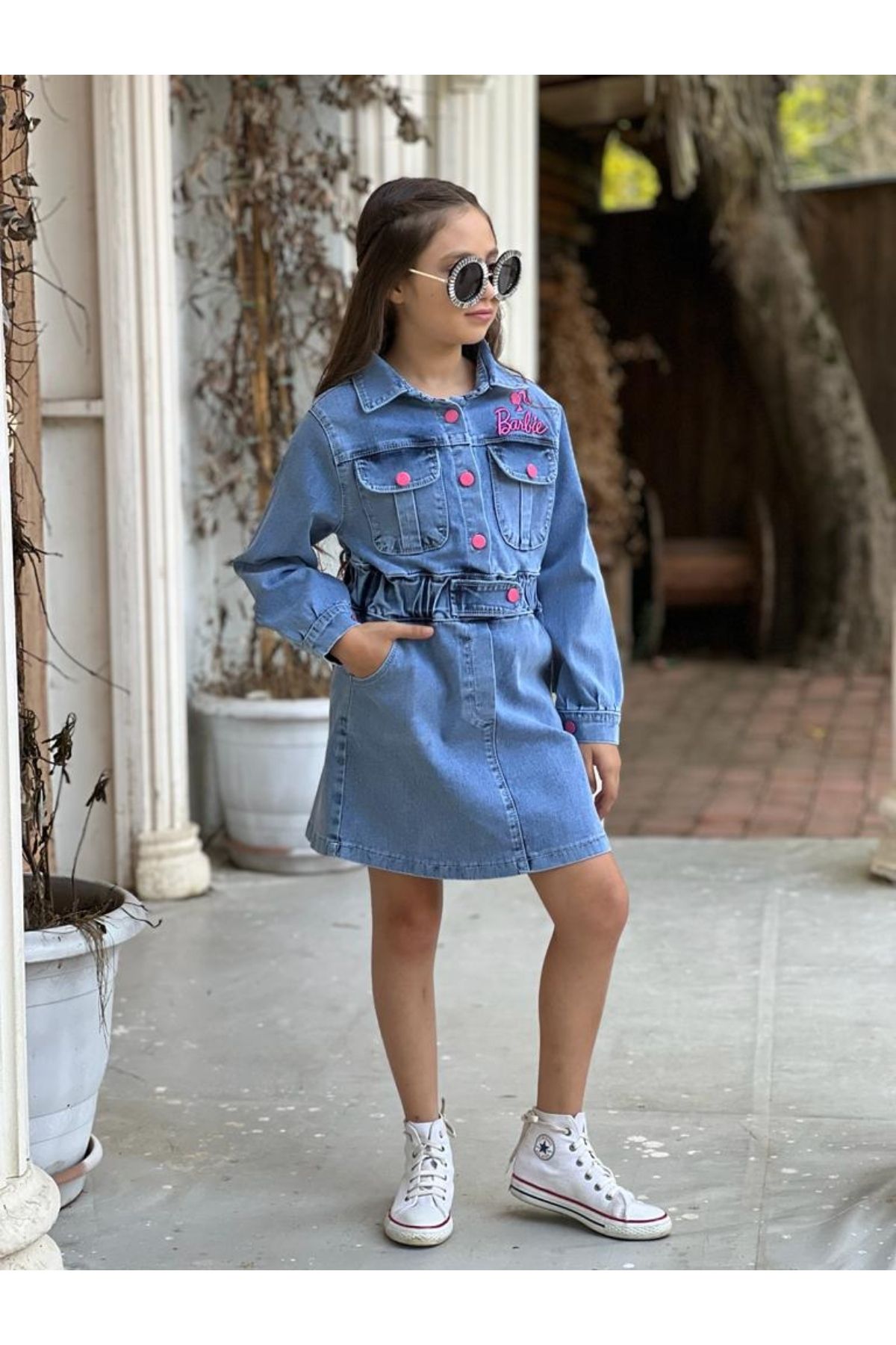 Denim girl outfit outlet