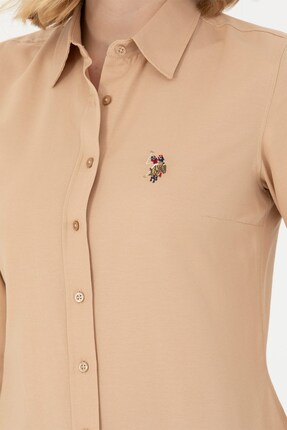 U.S. Polo Assn. Kadın Gömlek 50271935-VR085 Image 5