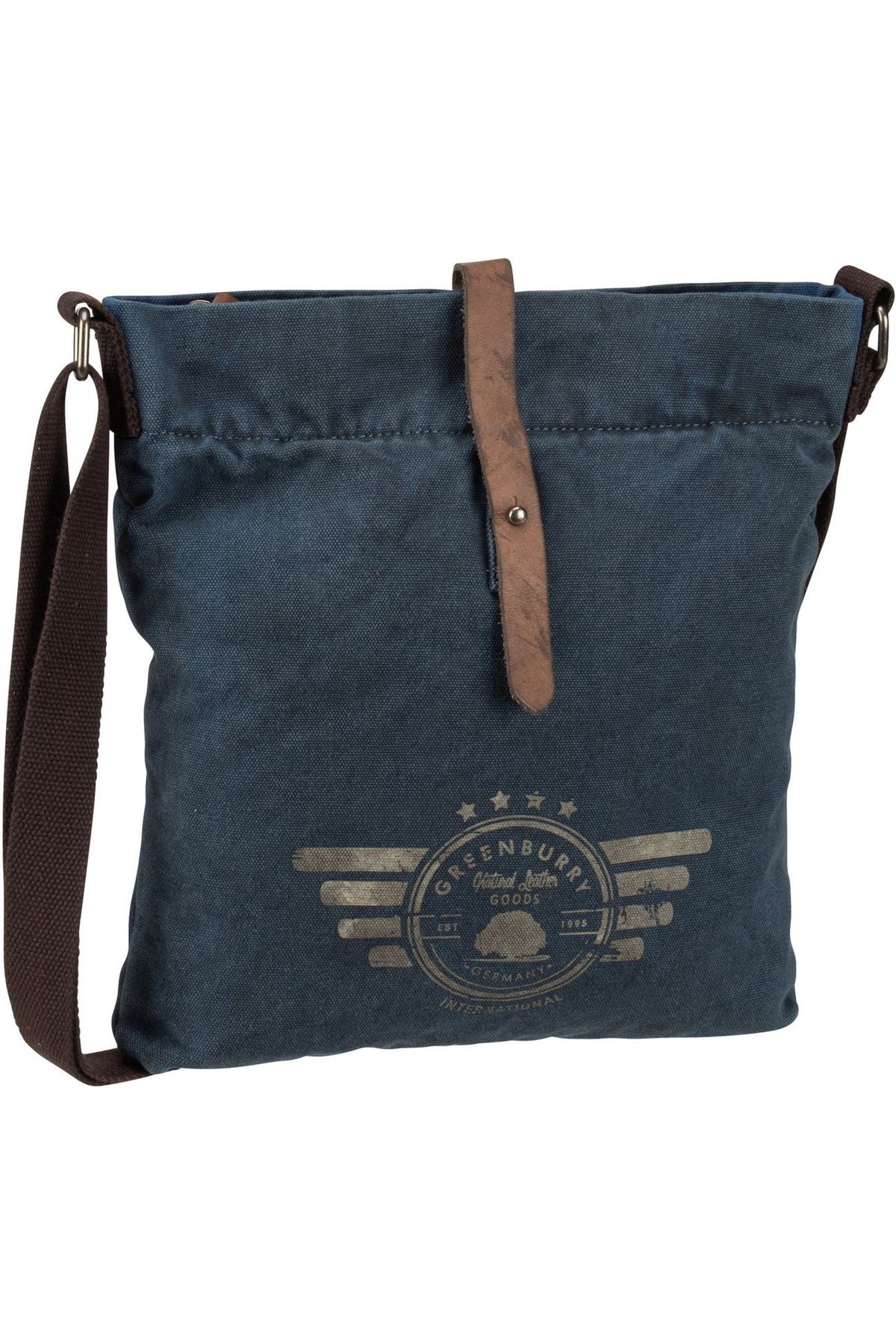 Greenburry Shoulder Bag Blue Plain Trendyol