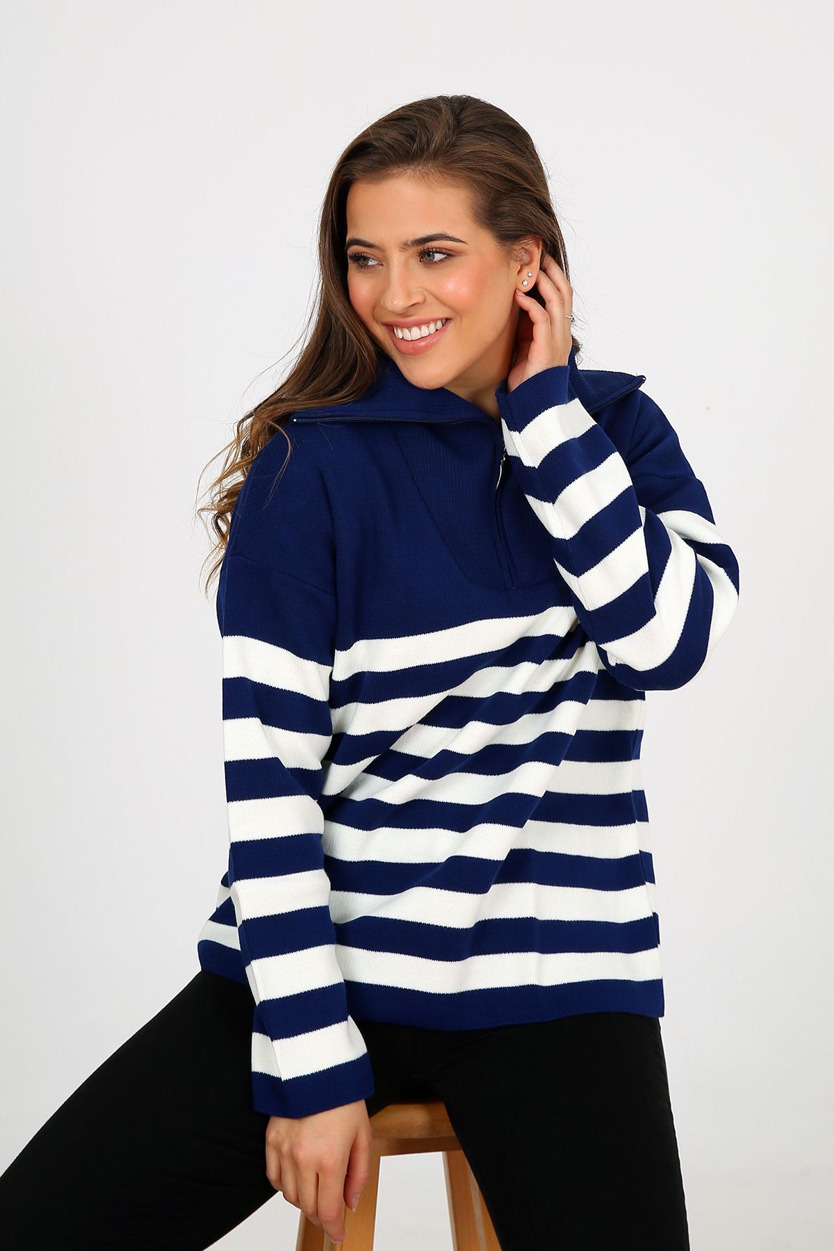 Blue line sweater discount