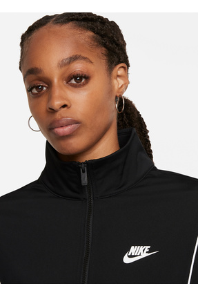 Düz Siyah Kadın Eşofman Takımı DD5860-011 W NSW ESSNTL PQE TRK SUI Image 3