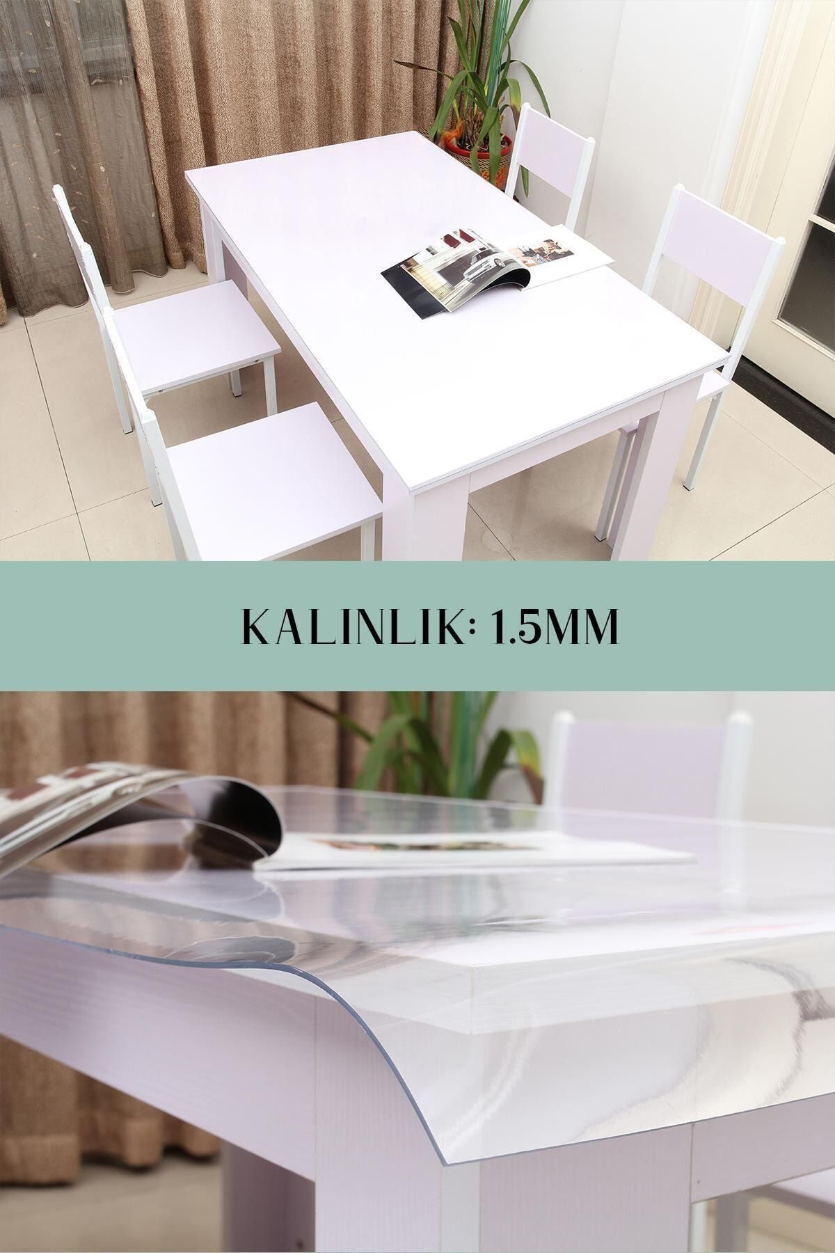 nurteks home super clear duz seffaf kalin mika masa ortusu pvc 70cm fiyati yorumlari trendyol
