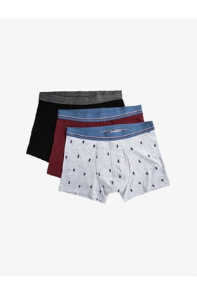 Koton Erkek Bordo Boxer