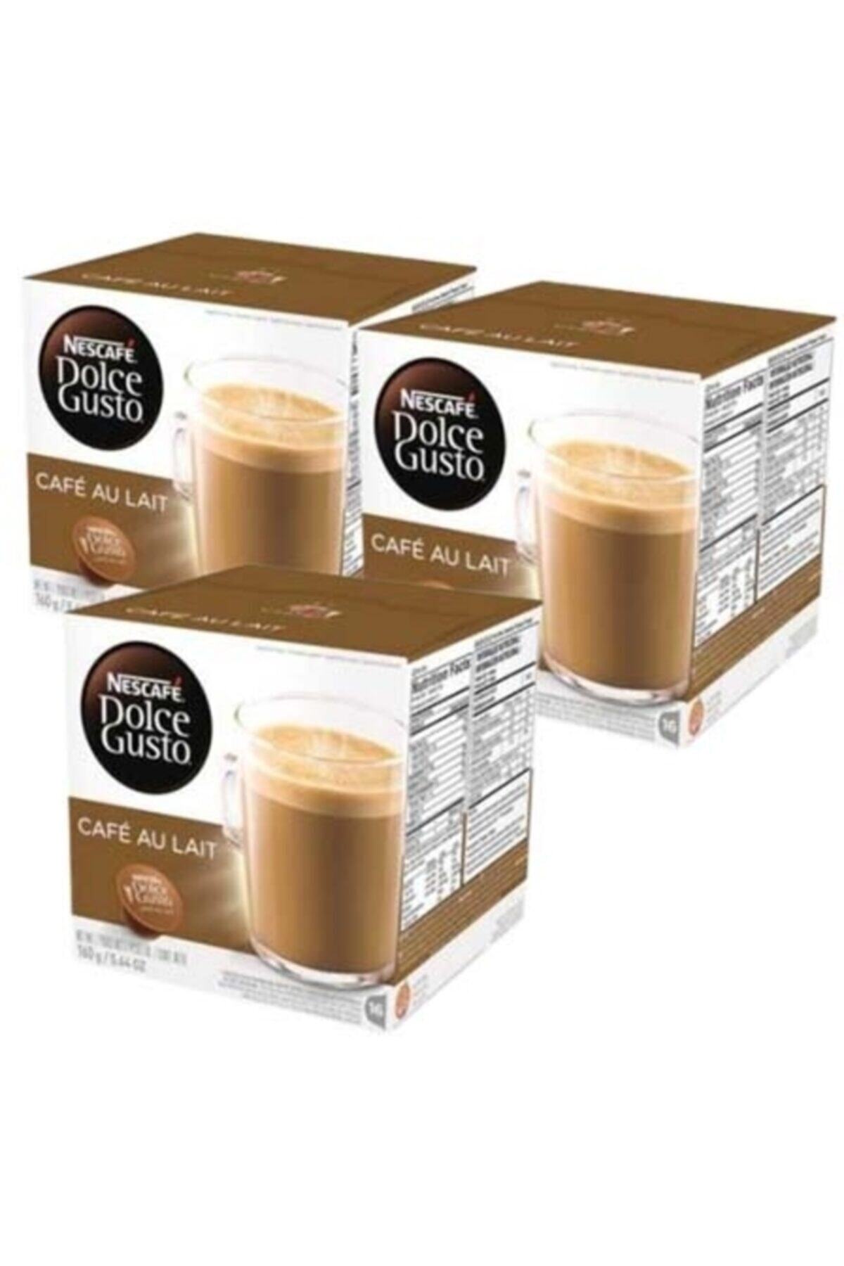 Nescafe Dolce Gusto Coffee Cafe Au Lait 16 Kapsül X 3 Adet