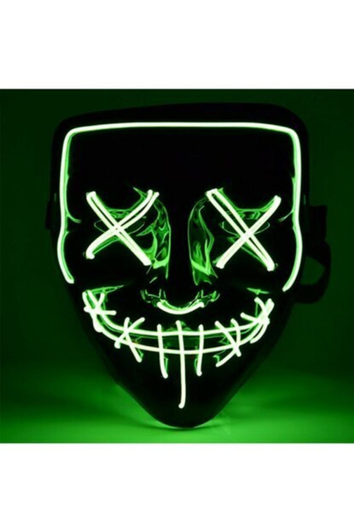blue wings hallowen led isikli neon maske 3 modlu parti eglence maskesi yesil fiyati yorumlari trendyol
