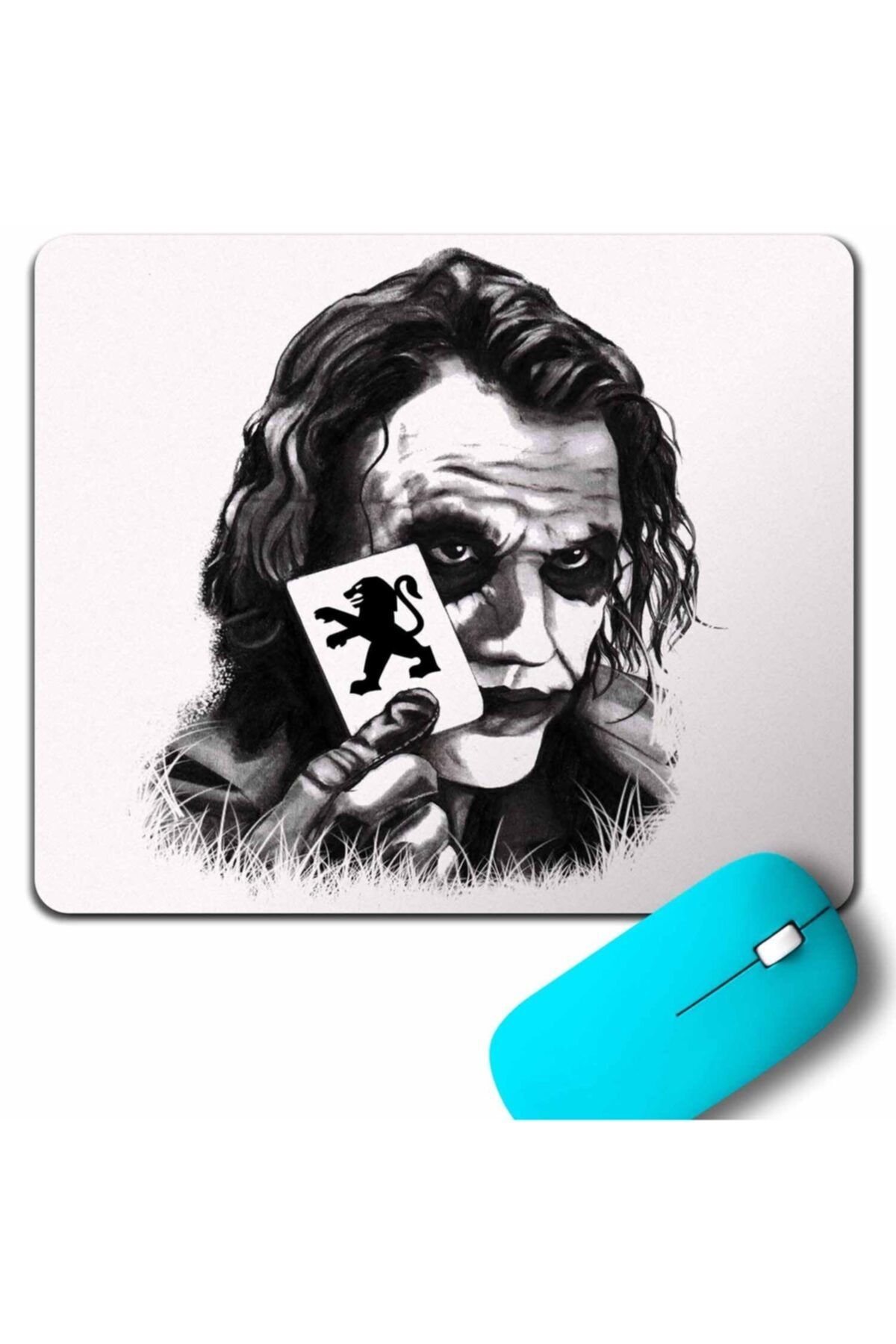 Kendim Seçtim Batman Joker Iskambil Kartı Bloody Card Peugeot Mouse Pad