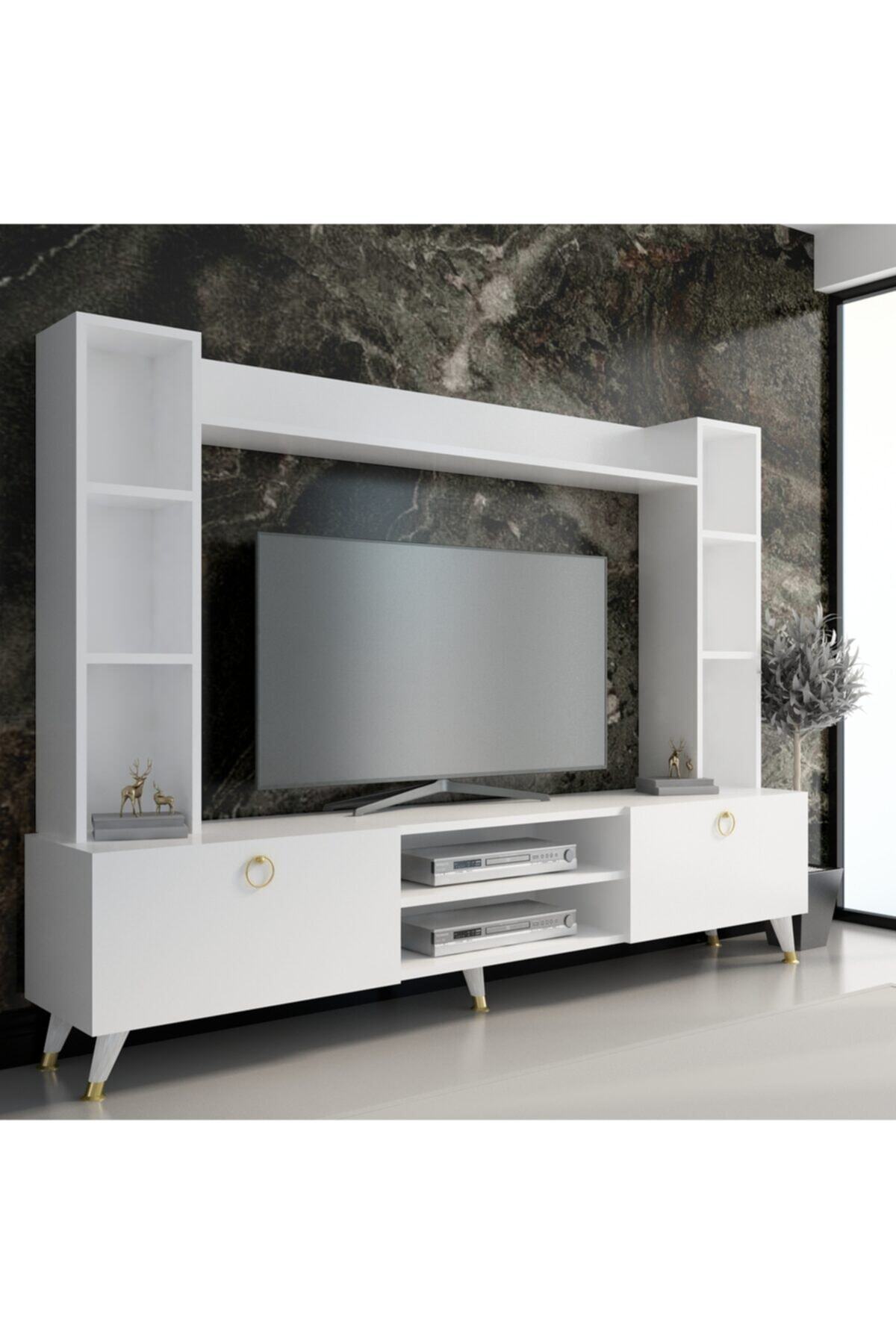 MOBİLYA GEZEGENİ Mercy Gold Tv Ünitesi 180 Cm