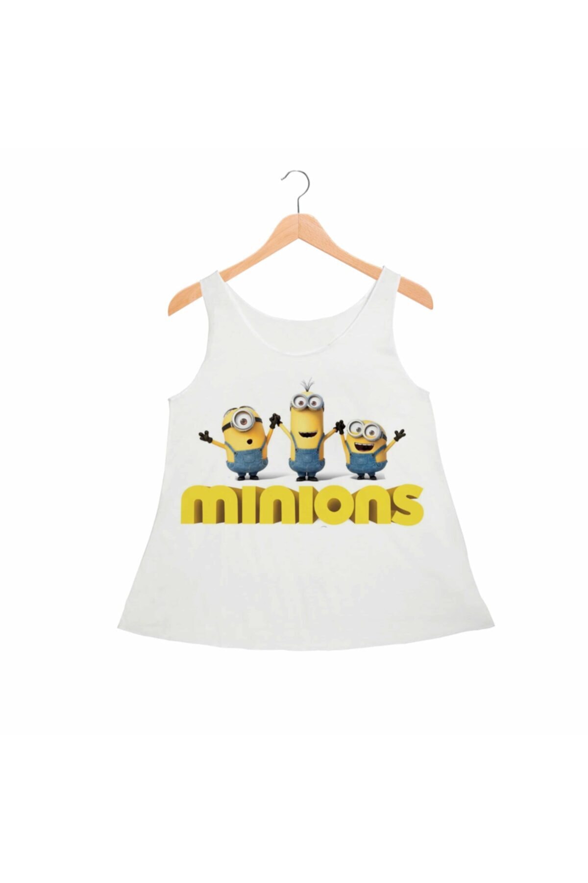 Alfa Tshirt Kadın Minions Standart Kesim Atlet