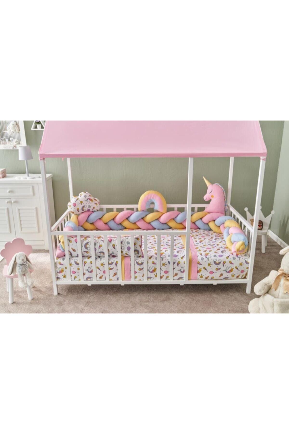 yuar baby nef butik bebek uyku seti montessori unicorn 90x190 fiyati yorumlari trendyol