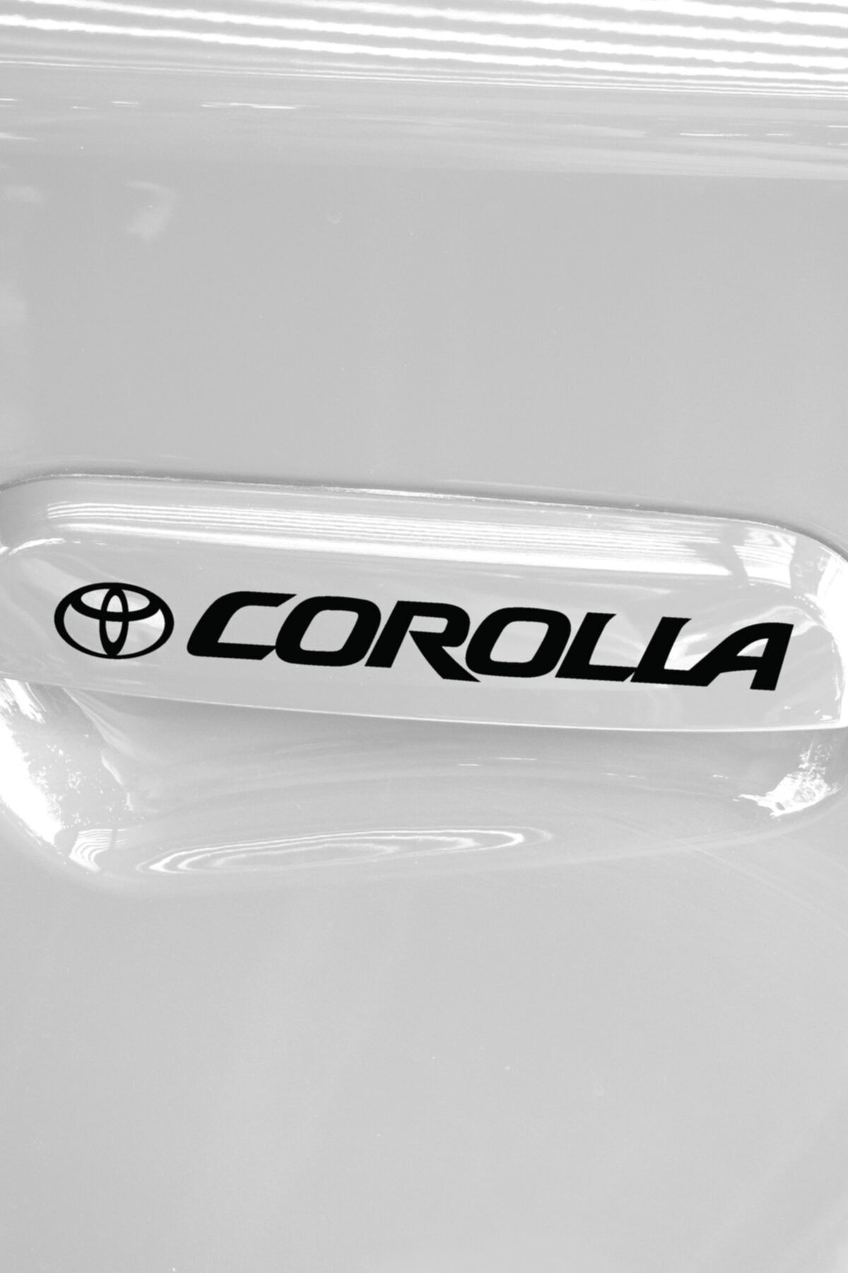 dijitalya 6 adet toyota corolla kapi kolu sticker arac etiketi siyah fiyati yorumlari trendyol