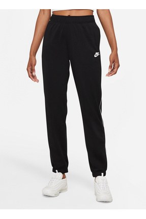 Düz Siyah Kadın Eşofman Takımı DD5860-011 W NSW ESSNTL PQE TRK SUI Image 5