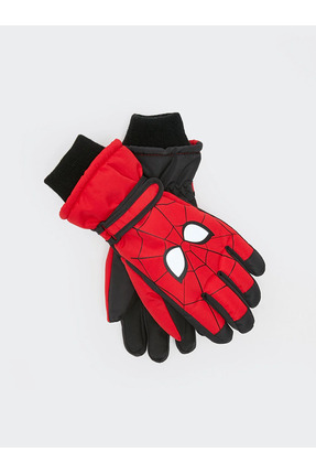 LCW ACCESSORIES Spiderman Lisanslı Erkek Çocuk Kar Eldiveni Image 0