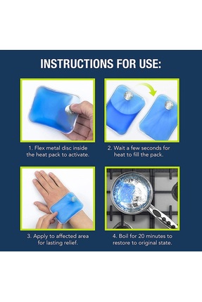 6 Adet Kare Şekilli Sihirli Jel Isıtıcı, Isınmatik, Cep Sobası, Avcı Balıkçı Dağcı Kamp El Isıtıcısı Image 2