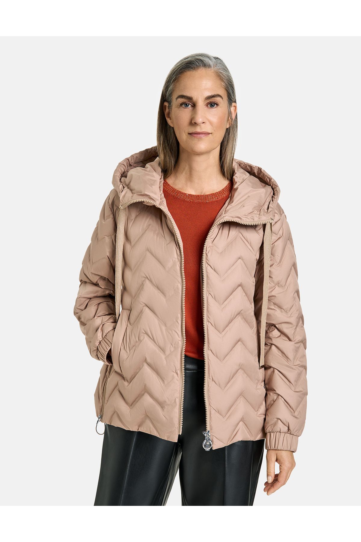 Gerry Weber Winter Jacket Beige Basic Trendyol