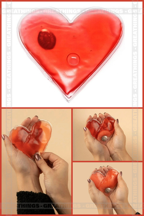 1 Adet Kalp Şekilli Sihirli Jel Isıtıcı, Isınmatik, Cep Sobası, Avcı Balıkçı Dağcı Kamp El Isıtıcısı Image 0