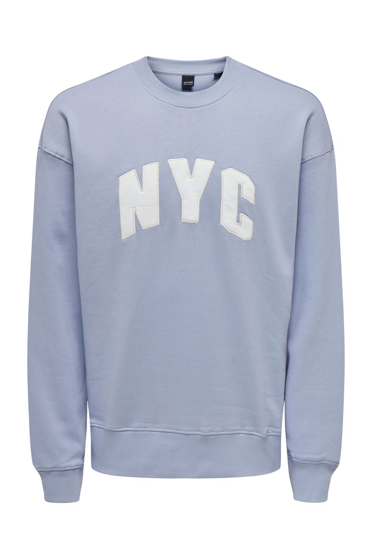 Only Sons Sweatshirt Blue Regular fit Trendyol