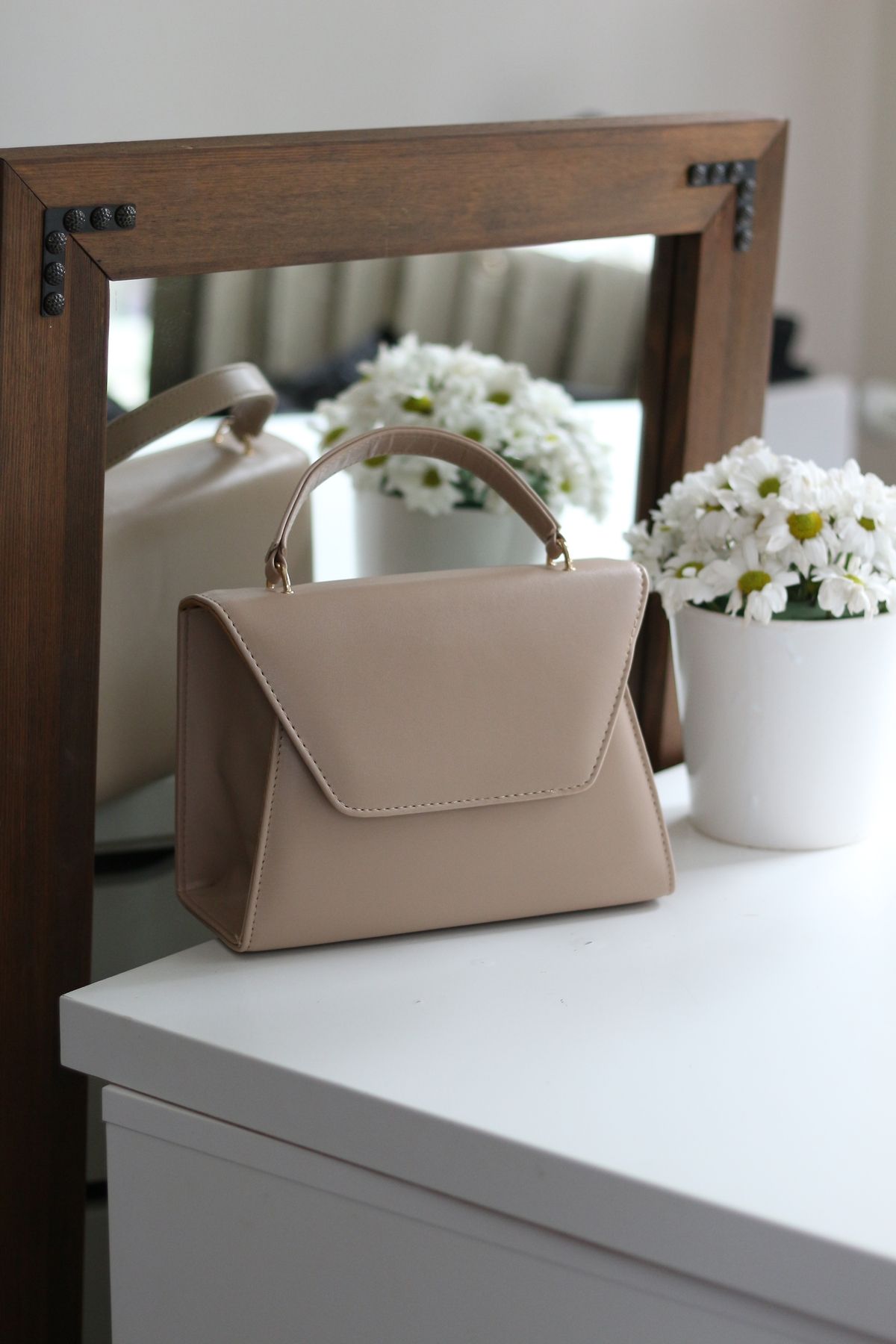 Moom Bag Women s Nude Envelope Shape Hand Shoulder Bag Trendyol