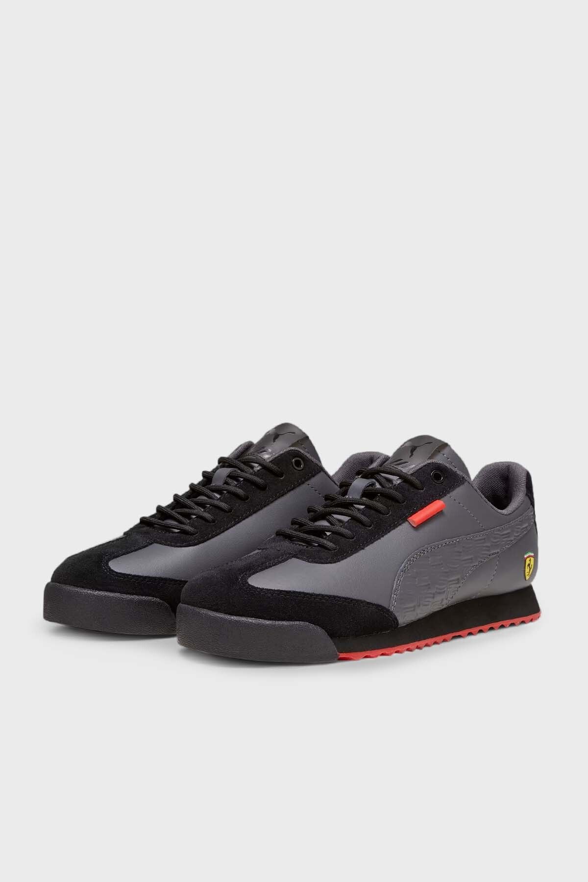 Puma Scuderia Ferrari Faux Leather Logo Casual Sneaker Shoes Men s