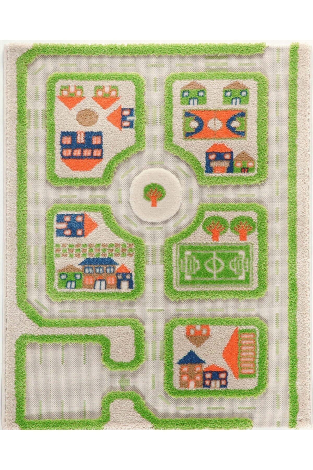 İVİ Yeşil Oyun Halısı 80 x 113 cm