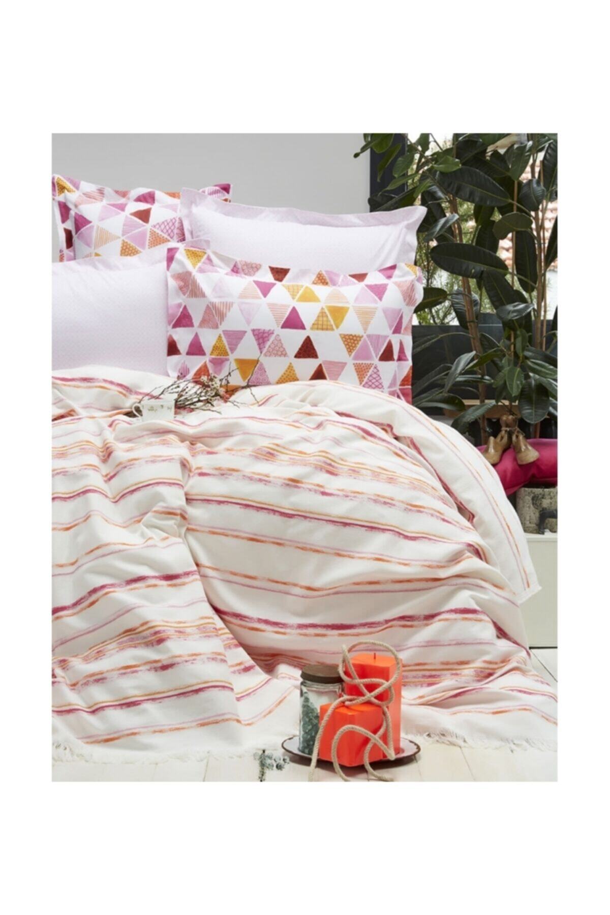 Karaca Home Tek Kişilik Erica Turuncu Jakar Pike Set