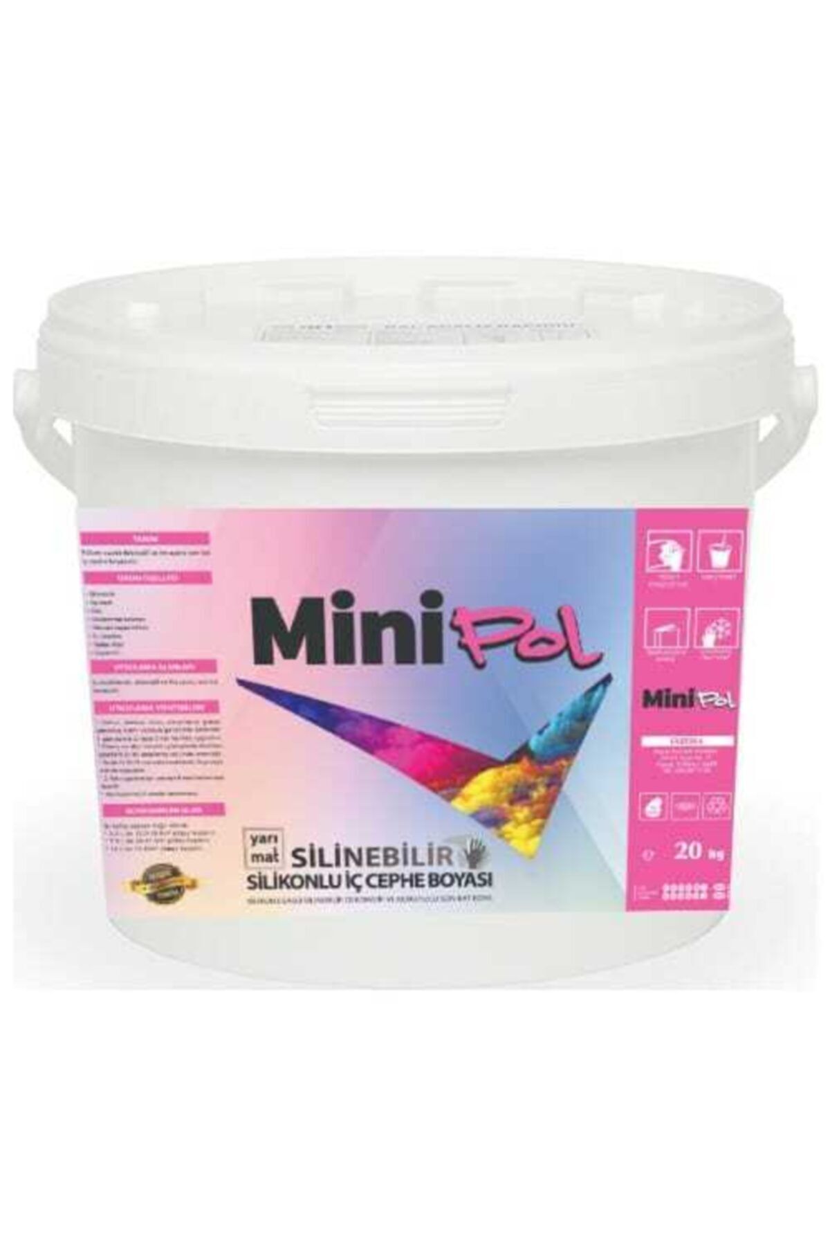 minipol mat silinebilir silikonlu ic cephe boyasi 20 kg mutlu mavi fiyati yorumlari trendyol