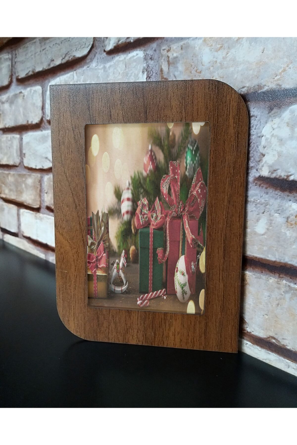 As Manolya 10x15cm Ceviz Ahşap Çerçeve