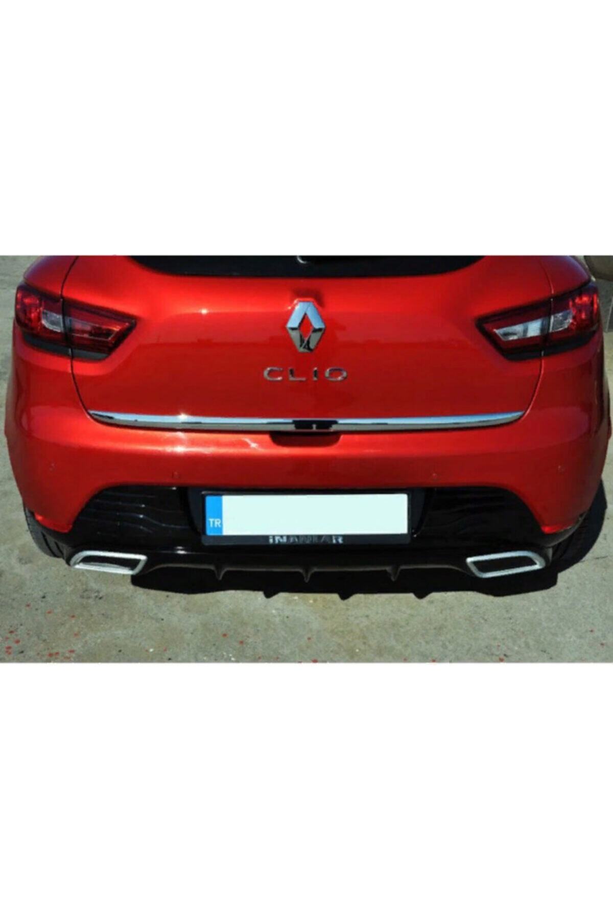 efbgarage Clio 4 Difüzör Arka Tampon Eki Parlak