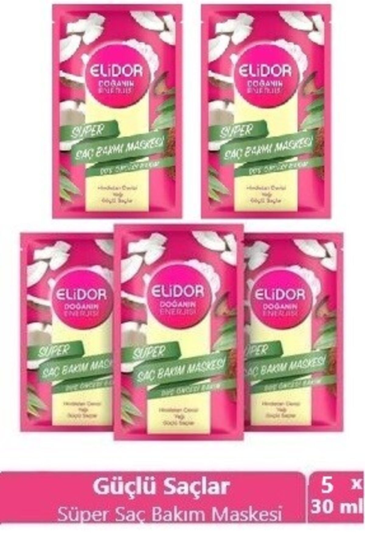 Elidor Saç Bakım Maskesi 30 Ml X 5 Adet