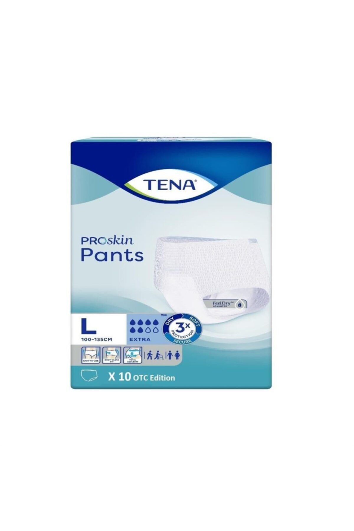 TENA 10'lu Pants Extra Hasta Bezi Large