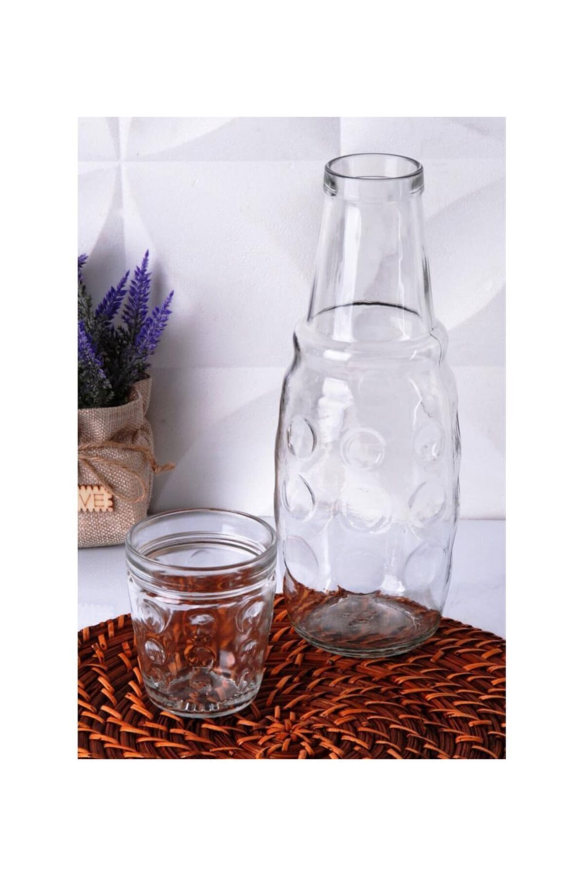 GENÇ ZUCCACIYE Sigma Bardaklı Sürahi - Başucu Sürahisi